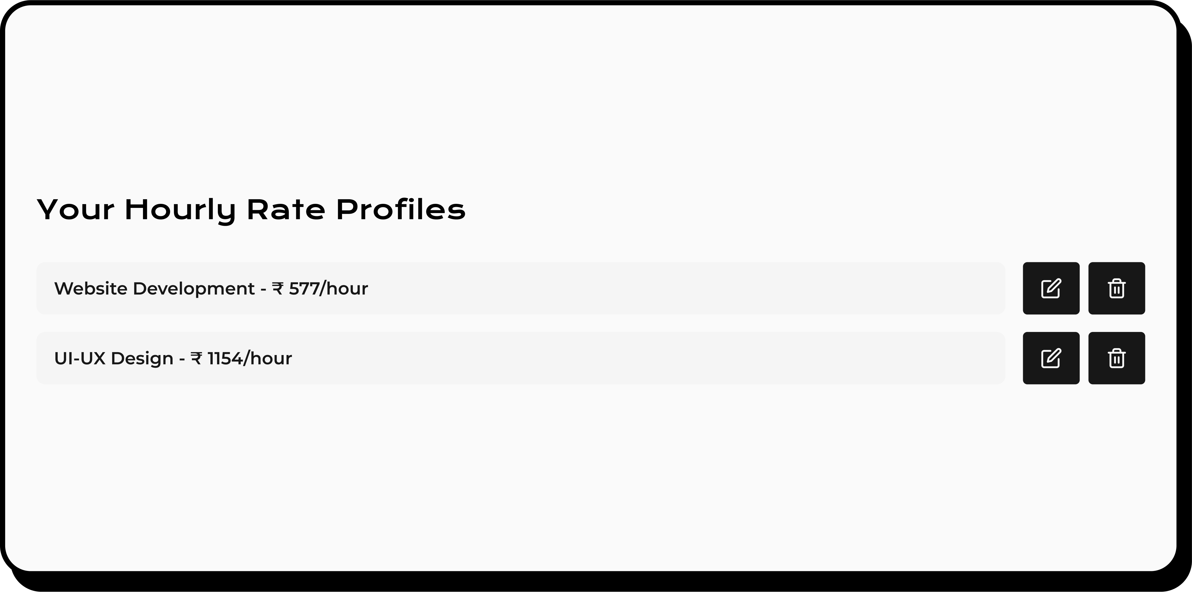 Create Different Profiles